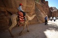 Boy on Camel in Petra, Jordan