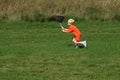 Boy Catching Bugs Royalty Free Stock Photo