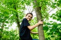 Boy Climbing Tree Royalty Free Stock Photo