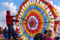 Boy & colorful kite, All Saints' Day, Guatemala