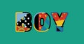 Boy Concept Word Art Illustration Royalty Free Stock Photo