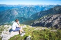 Boy contemplate the view