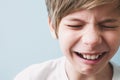 Boy is crying Royalty Free Stock Photo