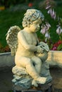 Boy cupid statue Royalty Free Stock Photo
