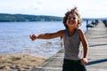 Boy dancing Royalty Free Stock Photo