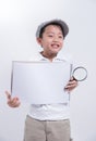 Boy detective Royalty Free Stock Photo