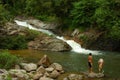 Boy Diving