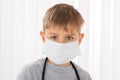 Boy Doctor With Surgical Mask Royalty Free Stock Photo