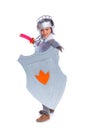 Boy dressed as a Knight Royalty Free Stock Photo