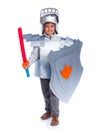 Boy dressed as a Knight Royalty Free Stock Photo