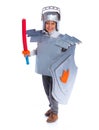Boy dressed as a Knight Royalty Free Stock Photo