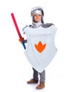 Boy dressed as a Knight Royalty Free Stock Photo