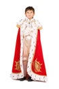 Boy dressed in a robe Royalty Free Stock Photo