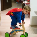 Superhero boy. Superman costume