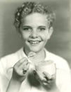 Boy eating ice cream Royalty Free Stock Photo