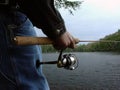 Boy Fishing Royalty Free Stock Photo