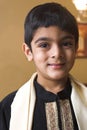 Boy in formal Indian attire Royalty Free Stock Photo