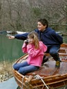 Boy and girl with the camera Royalty Free Stock Photo