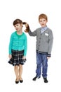 Boy and girl Royalty Free Stock Photo