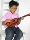Chlapec kytara 