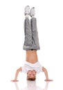 Boy gymnastic Royalty Free Stock Photo