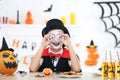 Boy in halloween costume Royalty Free Stock Photo