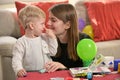 A Boy With A Hearing Aids And Cochlear Implants Royalty Free Stock Photo