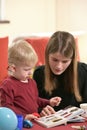 A Boy With A Hearing Aids And Cochlear Implants Royalty Free Stock Photo