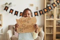 Boy With Hocus Pocus Cardboard