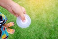 Boy holding play fidget spinners, Fidget spinner white colour sp