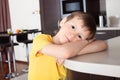 Boy at home Royalty Free Stock Photo