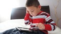 Boy with iPad