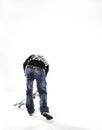 Boy jump skateboard Royalty Free Stock Photo