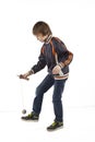 Boy with kendama