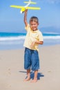 Boy with kite Royalty Free Stock Photo