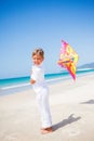 Boy with kite Royalty Free Stock Photo