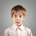 Boy little emotional attractive set make faces Royalty Free Stock Photo