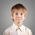 Boy little emotional attractive set make faces Royalty Free Stock Photo