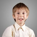 Boy little emotional attractive set make faces Royalty Free Stock Photo