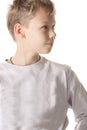 Boy looking side Royalty Free Stock Photo