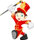 Boy marching band Royalty Free Stock Photo