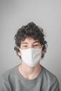 Boy with Mask, Lockdown Pandemic, Flu, Protection