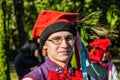 The boy member of the Polish folk dance GAIK in traditional costume.