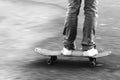 Boy on the move on the skateboard