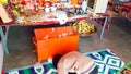 A Boy Obeisance At A Religious Place.