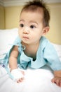 Boy patient in hospital