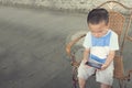 Boy play smartphone Royalty Free Stock Photo