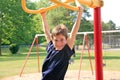 Boy Playing at the Playground Royalty Free Stock Photo