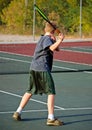 Boy Playing Tennis - Forehand
