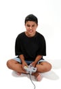 Boy Playing Video Game Royalty Free Stock Photo
